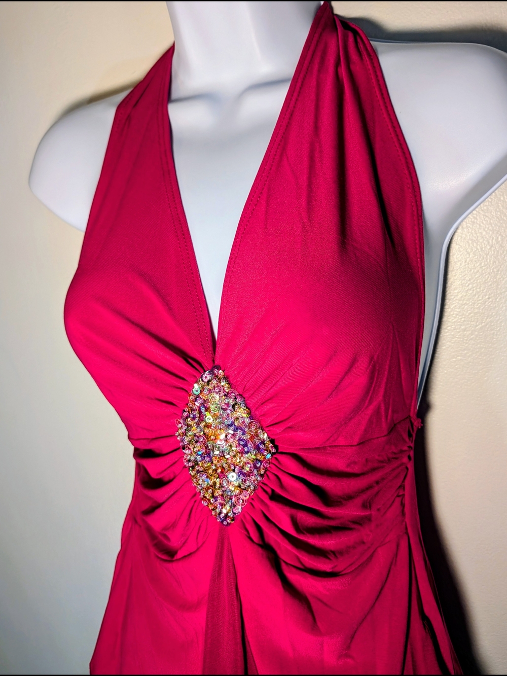 Prada Jewel-Accent Women's Halter Top - Picture 4 of 8